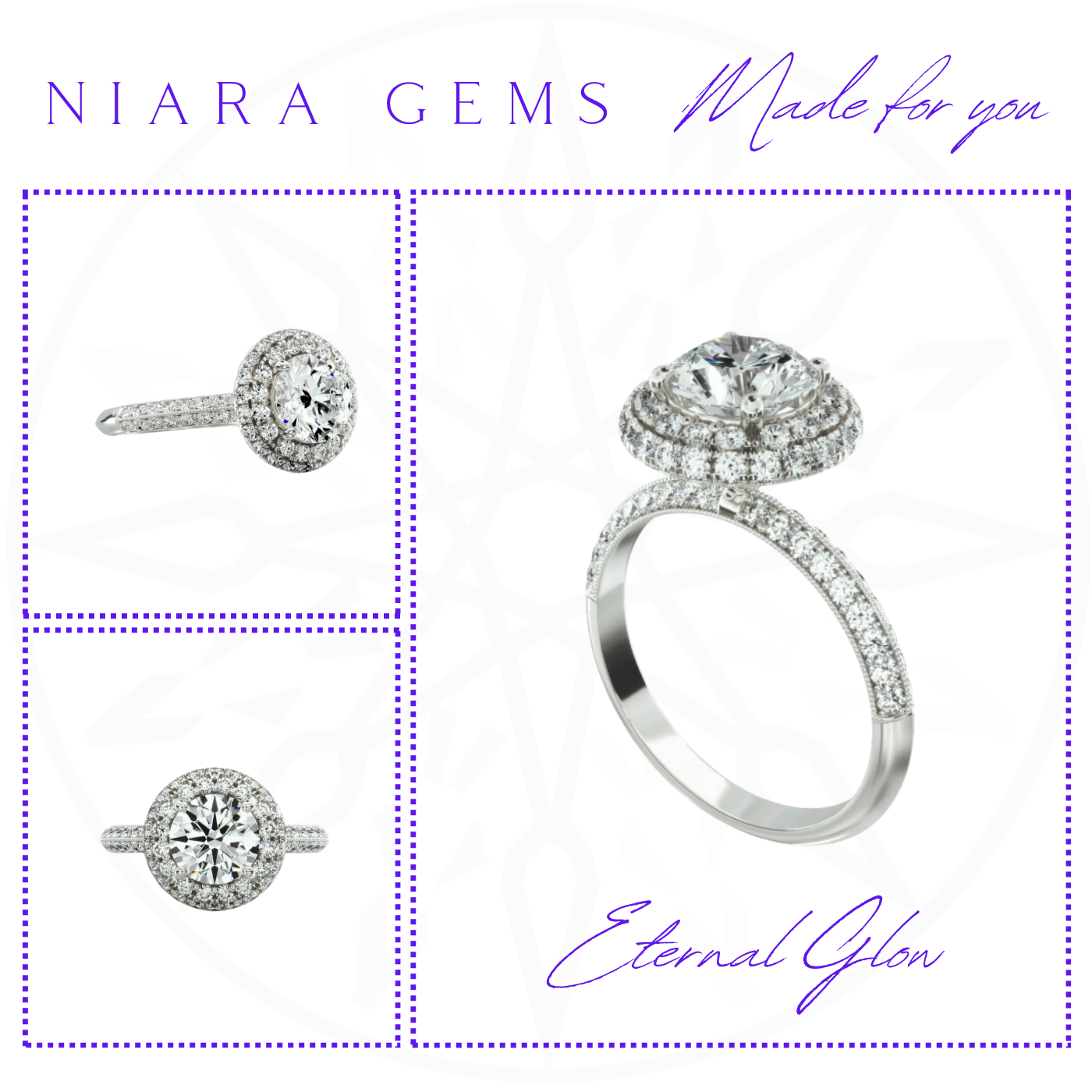 แหวนเพชร GIA รอบ 1.01 กะรัต – N VVS 1 EX/EX/EX ID322453