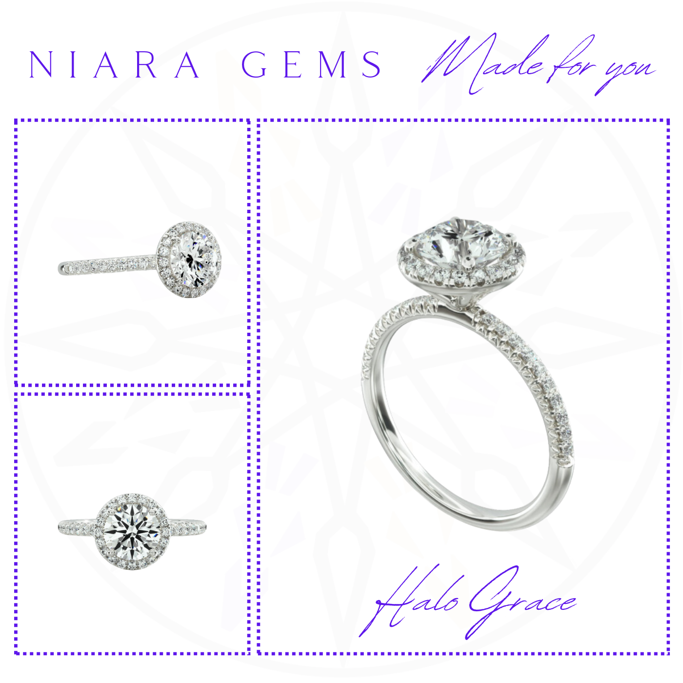แหวนเพชร GIA รอบ 1.01 กะรัต – N VVS 1 EX/EX/EX ID322453